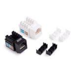 ORCA - Inserto RJ45 Cat.5E UTP - tool 110 90° - colore nero