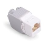 ORCA - Inserto RJ45 Cat.6A UTP Slim - Toolless - 180° -  (utente e pannello) - bianco