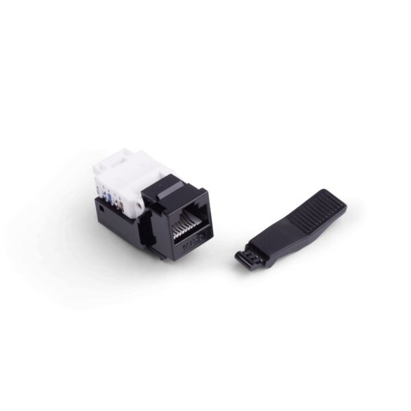 ORCA - Inserto RJ45 Cat.6 UTP - toolless - modular - (utente) - nero (moq. 12pz)