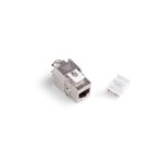 ORCA - Inserto RJ45 Cat.6A FTP Slim - Toolless - (utente e pannello) - metallico