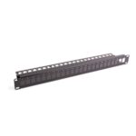 ORCA - Pannello scarico per Keystone Jack 90° UTP ORCA 24 porte con supporto cavi - 1U