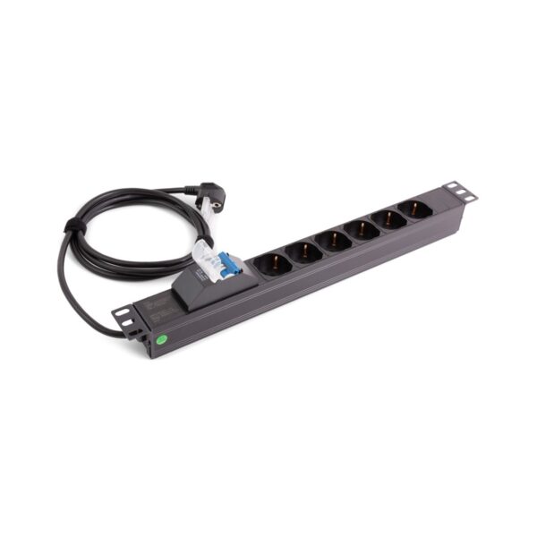 ORCA - 12 prese Multistandard con int.magnetotermico BIP 16A