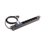 ORCA - 13 prese Multistandard con interruttore luminoso protetto 16A