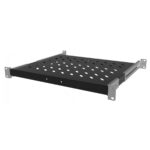 ORCA - Ripiano estraibile lite prof. 345 per rack 600P, 1U, fissaggio 4 montanti, Kg. 30