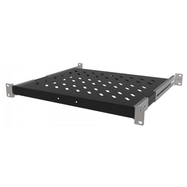 ORCA - Ripiano estraibile lite prof. 345 per rack 600P, 1U, fissaggio 4 montanti, Kg. 30