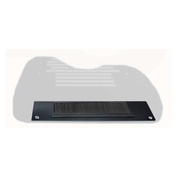 ORCA - Kit spazzola ingresso cavi da tetto serie MARLIN (55x298mm) - Nero