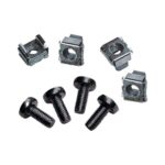 ORCA - Kit 50 viti, rondelle e dadi oscillanti M6 - Colore silver