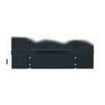 ORCA - Zoccolo cieco per armadi server a pavimento Linea N - 600x1200 - NERO