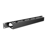 ORCA - Passapermute 1U, 5 anelli in PVC - NERO