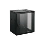 ORCA - Armadio a parete 570X450X770 15U - pannelli asportabili - NERO - smontato