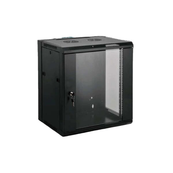 ORCA - Armadio a parete 570X450X770 15U - pannelli asportabili - NERO - smontato
