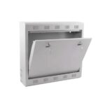 ORCA - Armadio di Sicurezza dim. 580Lx546Hx150P protezione DVR - Pred. PDU 4vie - base VESA - doppia chiave