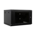 ORCA - Armadio a parete serie MARLIN, 540X450X15U Nero - Flat Pack- portata 60Kg