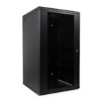 ORCA - Armadio a parete serie MARLIN, 540X600X15U Nero - Flat Pack - portata 60Kg