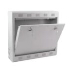 ORCA - Armadio di Sicurezza dim. 580Lx550Hx150P MARLIN DVR - Pred. PDU 4vie - base VESA - doppia chiave - RAL 7032 grigio