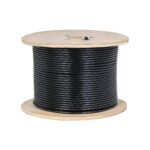 Cavo UTP CAT6A esterno 305 m MDPE rip cord nero