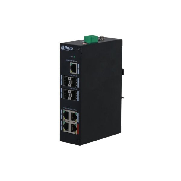 Switch hardened unmanaged 9 porte Gigabit (4 PoE <96 W)