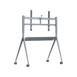 Supporto mobile per whiteboard da 65/75" con staffa regolabile in altezza