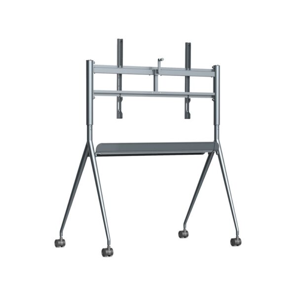 Supporto mobile per whiteboard da 65/75" con staffa regolabile in altezza