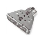 Nice - Accessorio per cancelli a battente, Staffa anteriore regolabile da avvitare.
