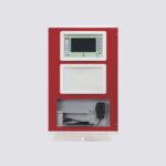 Come PREVIDIA-VOX ma con cabinet di colore rosso RAL3001.
