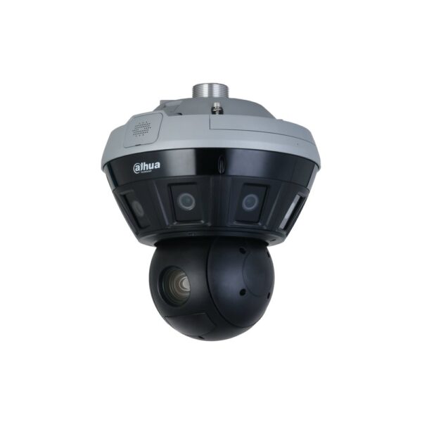 Telecamera panoramica 180° + PTZ IP AI 8/4 MP 2.8 mm/zoom 25x IR
