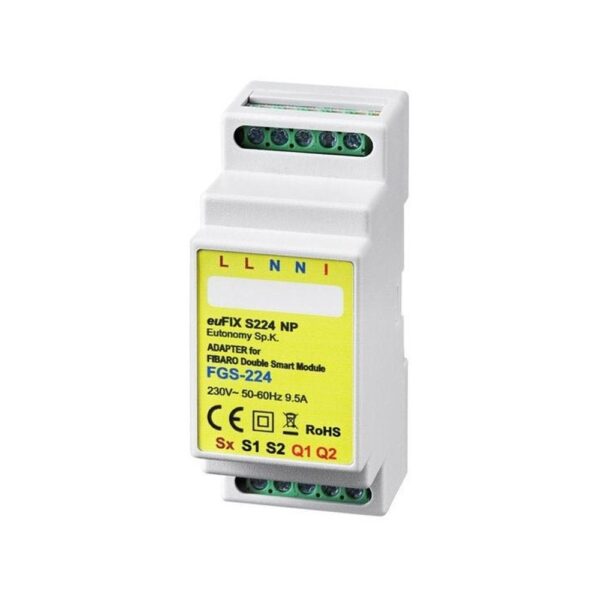 Adapter DIN FIBARO Double Smart Module