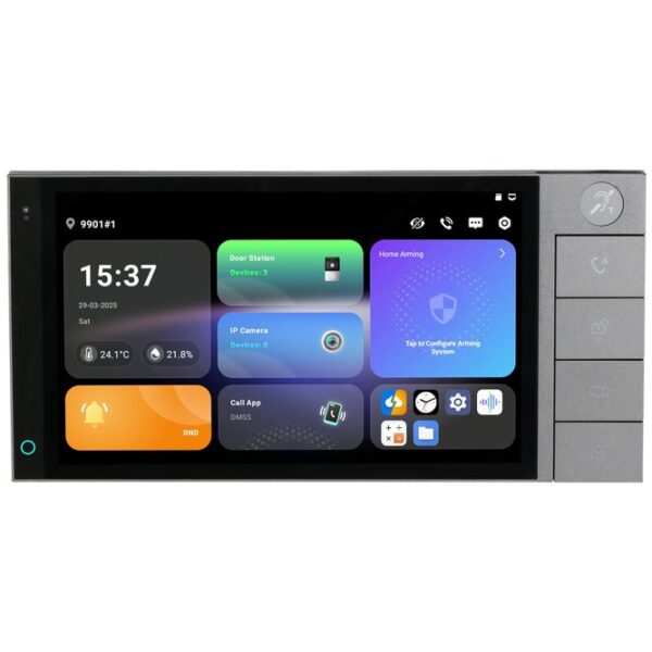Monitor interno VTH IP/Wi-Fi/bifilare 7" grigio Android 14