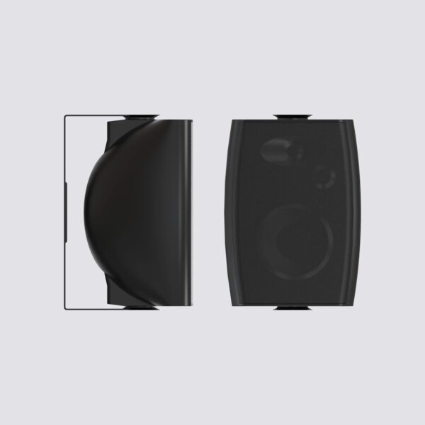 Diffusori da parete dotato di un sistema a 2 speaker (woofer 5" e tweeter 1.
