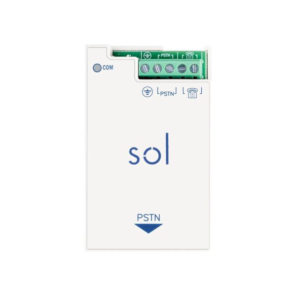 Modulo interno PSTN per centrali serie SOL. Comunicatore digitale con 15 numeri.