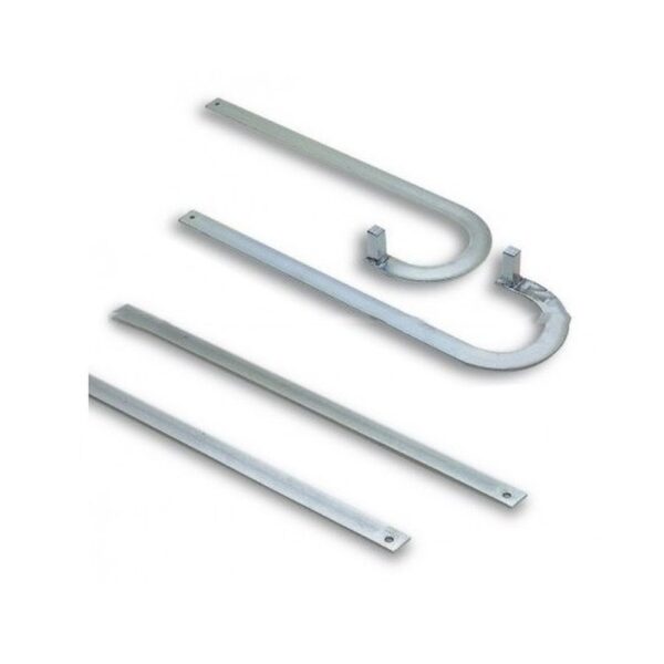 Coppia di bracci curvi telescopici standard