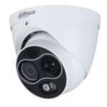 Eyeball termica ibrida IP AI 256x192/4 MP 2/2 mm temp. 24V