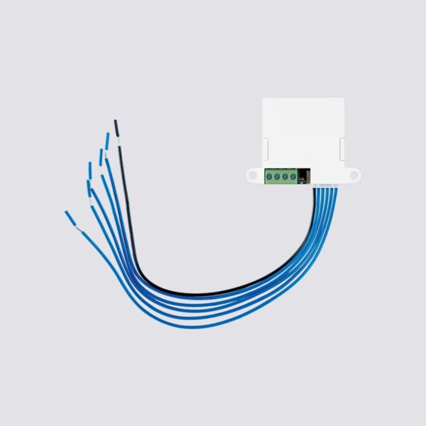 Micro modulo universale domotico 5 terminali IN/OUT con connettore pre-cablato. (Prime versione 4.00 e superiore).