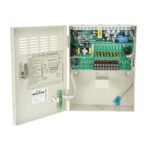 Box Alimentatore Centralizzato 12V 10A 9 Canali - Alloggio Batteria - Funzione Backup - PTC