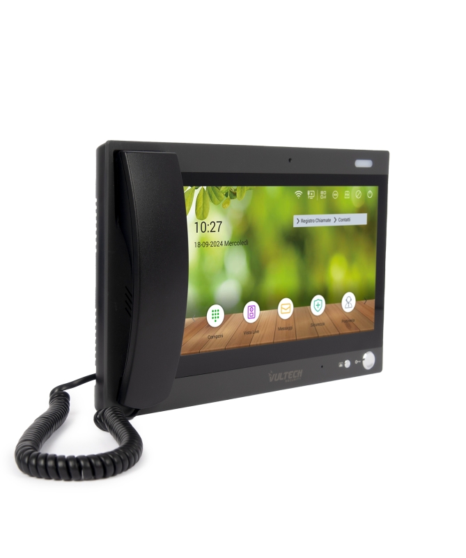 VS-MST209-ADN -- 000 (50896) Master Station videocitofono IP Android con schermo LCD 10,1", cornetta e camera 0,3MP - immagine 1