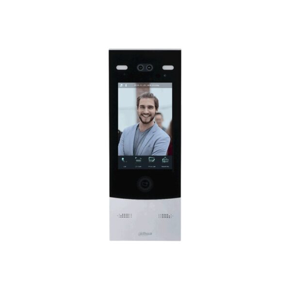 Posto esterno VTO IP 8" touch, lettore card, face rec.