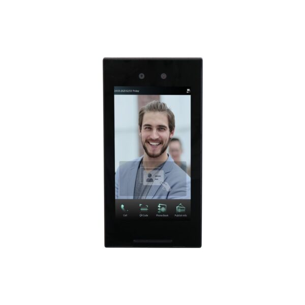 Posto esterno VTO IP 7" touch, lettore card, face rec.