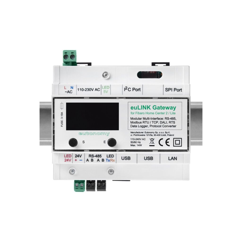 Gateway euLINK Lite DALI/Modbus (Raspberry Pi 3B+)