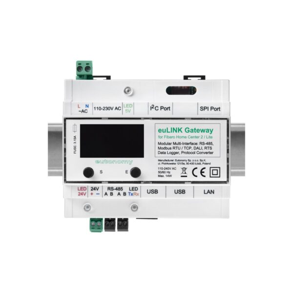 Gateway euLINK Lite DALI/Modbus (Raspberry Pi 3B+)