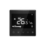 Termostato da incasso Fan2-Control per ventilconvettori a 2 tubi Z-Wave, nero