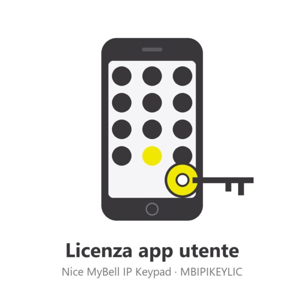 Licenza app utente Nice MyBell IP Keypad MBIPIKEYLIC