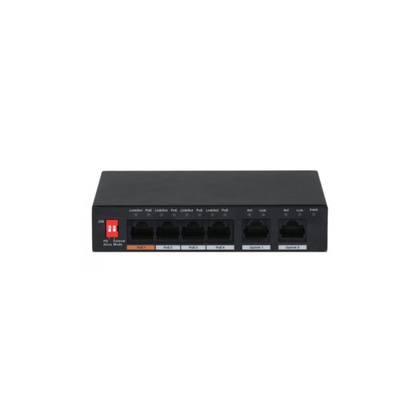 Switch PoE 6 porte Fast Ethernet (4 PoE 60 W)