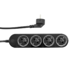 Shelly Power Strip 4 Gen4 Black Wi-Fi/BT + PM - Multipresa smart - immagine 2