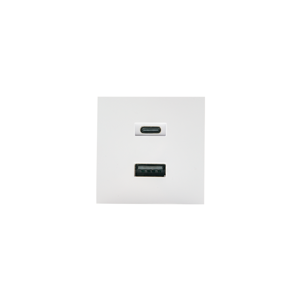 Shelly-Wall-Display-Stand-White-USBcharger.png Shelly caricatore USB per supporto Wall Display bianco - 3A. Colore bianco - immagine 1