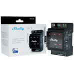 Shelly Wave PRO 3 - versione Long Range, Misuratore di energia, 16A 3 ch. Z-Wave guida DIN - immagine 4
