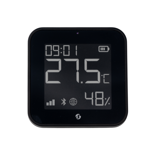 Shelly BLU H&T Display ZB - Zigbee. Colore nero