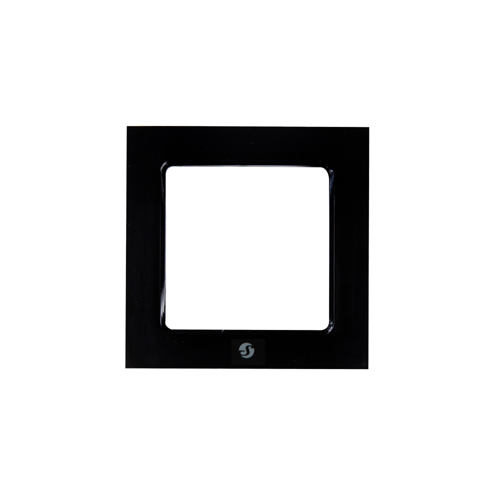 Shelly_WF1_Black.png Shelly Wall Frame 3 bianca - Pulsante smart. Colore bianco - immagine 1