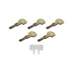 Cilindro modulare GERDA EXXO SMART 31-62/31-62 mm nichel per Tedee PRO e GO2