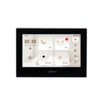 Monitor interno IP 7" touch PoE, nero