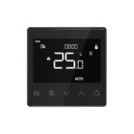 Termostato da incasso Warm-Control per valvole di riscaldamento Z-Wave, nero
